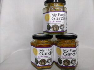 garlic achar jars my family garden